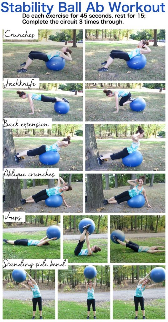 Exercise Ball Workout for Beginners