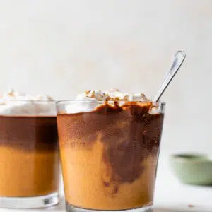 layered chocolate pumpkin pudding with cool whip