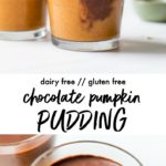 pumpkin pudding with chocolate and cool whip