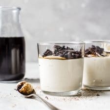 Cold Brew Tahini Mousse | thealmondeater.com