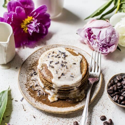 Lavender Espresso Pancakes - The Almond Eater