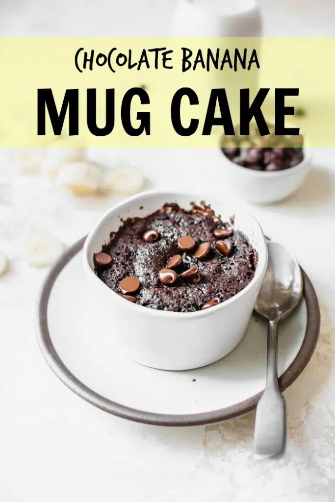 chocolate banana mug cake  Chocolate Banana Mug Cake Chocolate Banana Mug Cake PIN 683x1024