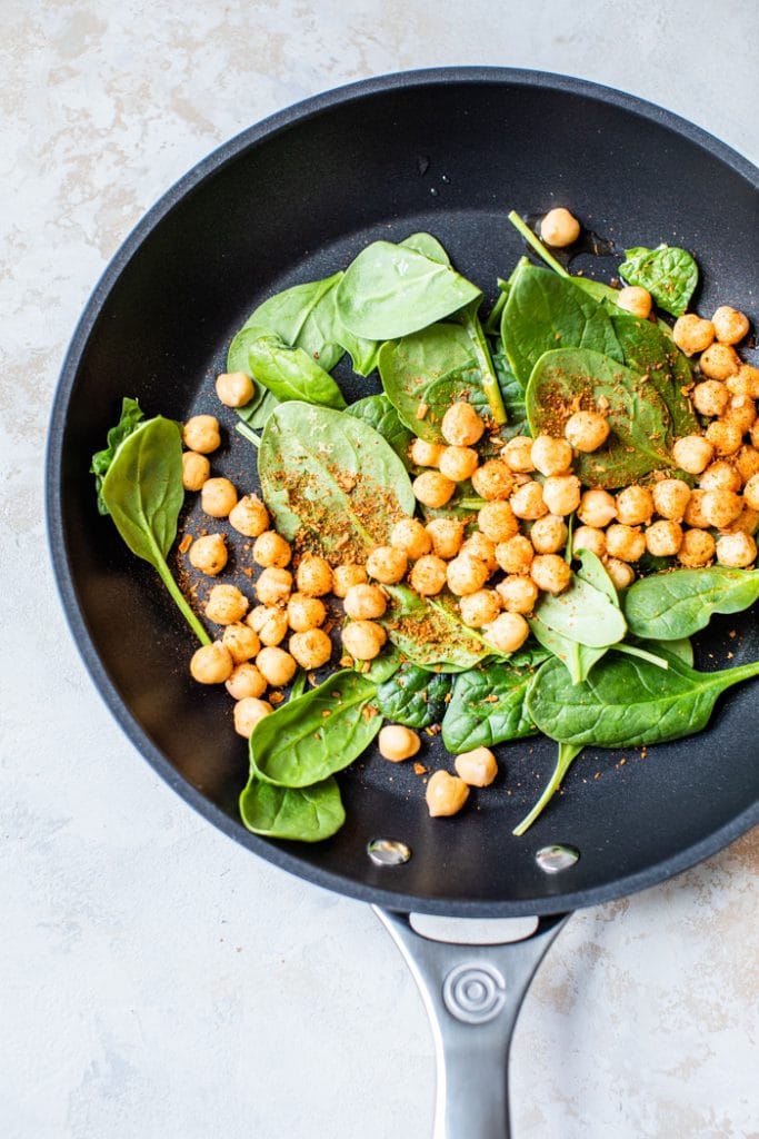 Healthy Chickpea Breakfast | thealmondeater.com