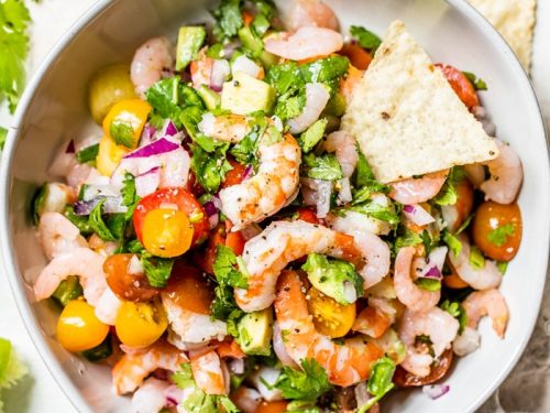 LOADED CEVICHE コンプリート Loaded Shrimp Ceviche - Dash of Mandi