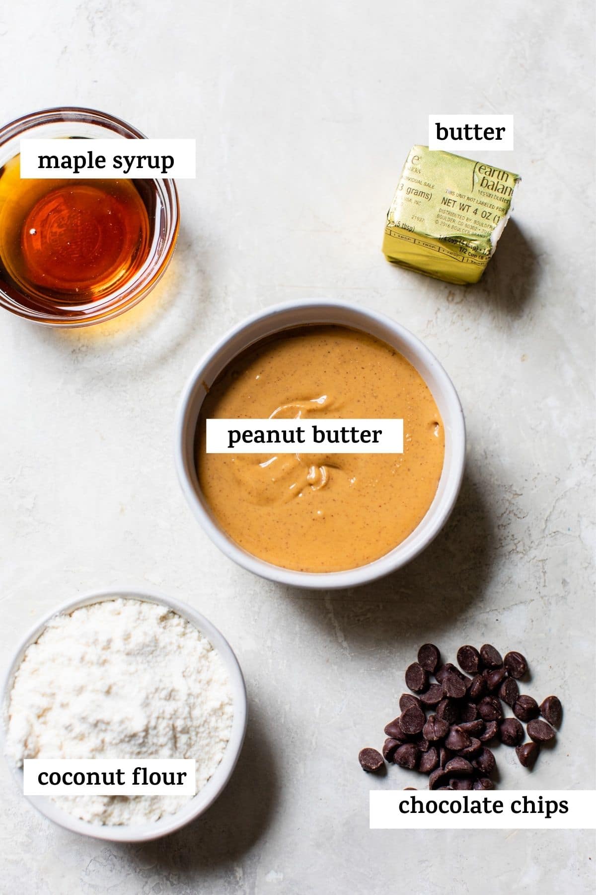 ingredients with text over top