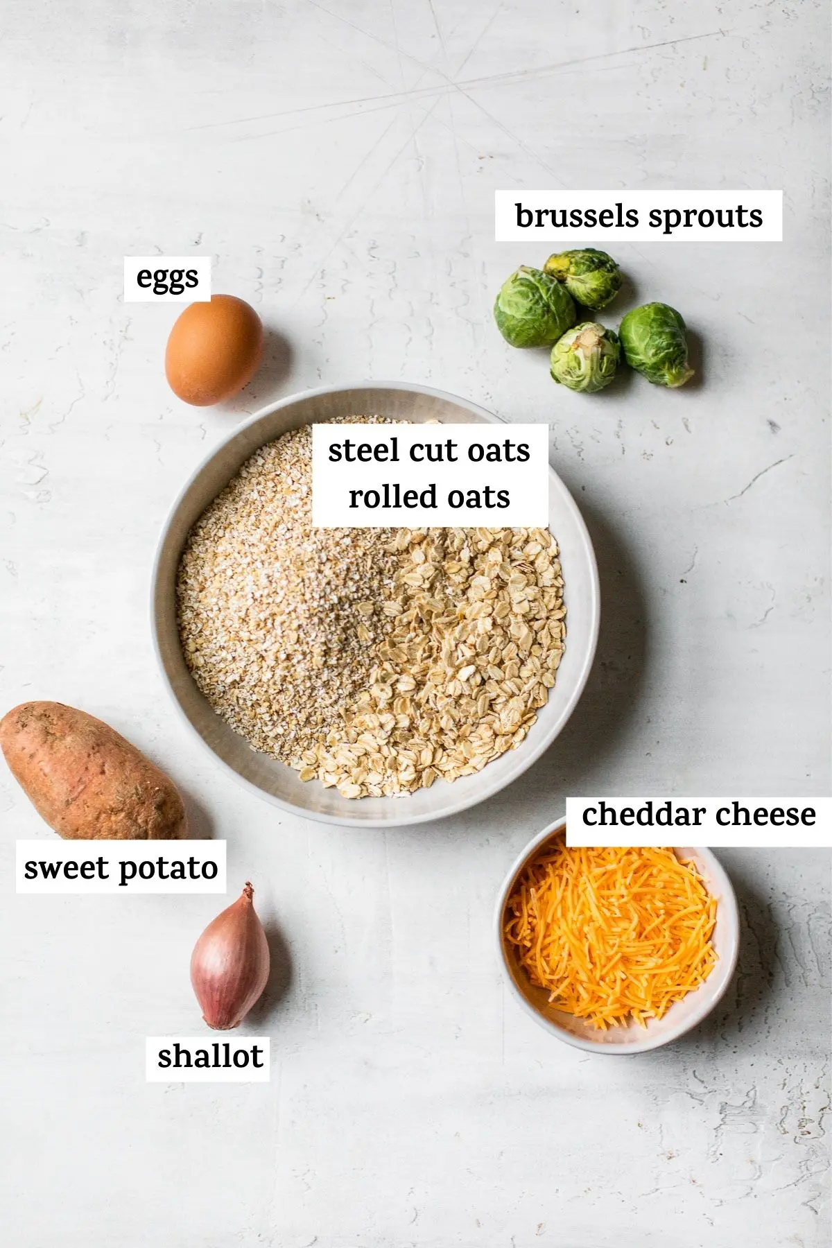 ingredients to make oatmeal