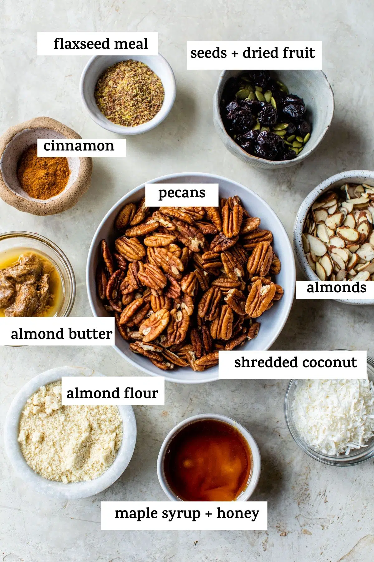 ingredients in small bowls with text overlay