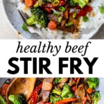 stir fry over rice and in a skillet