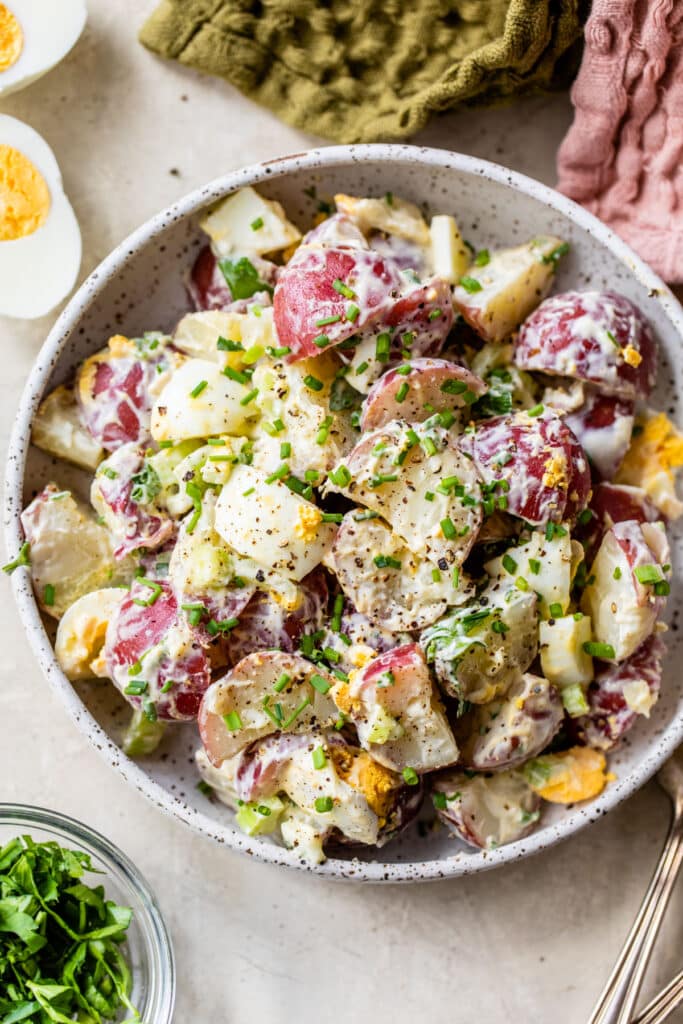 Healthy Potato Salad - The Almond Eater