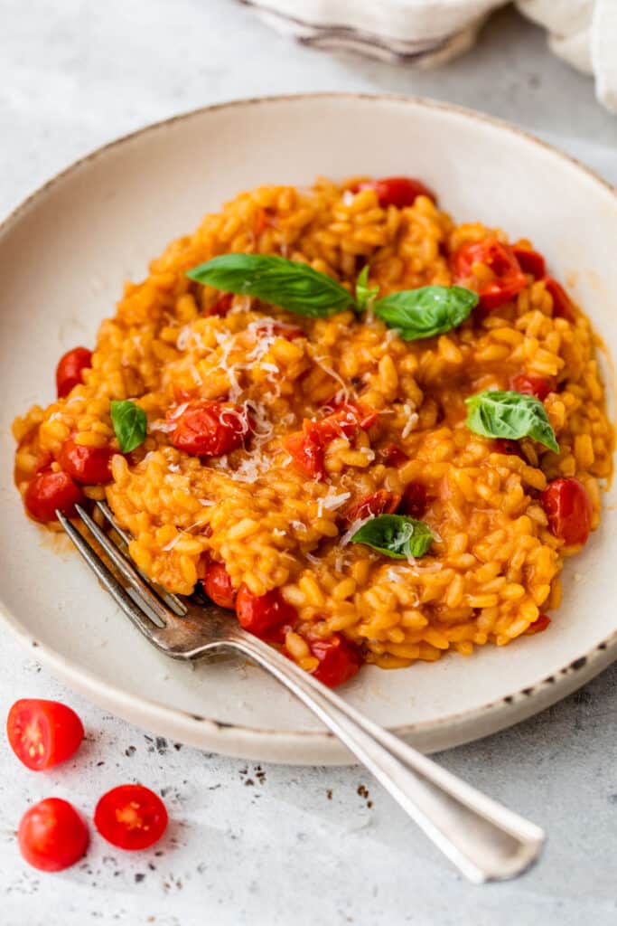 Tomato Risotto Rice Tomato Risotto - The Almond Eater