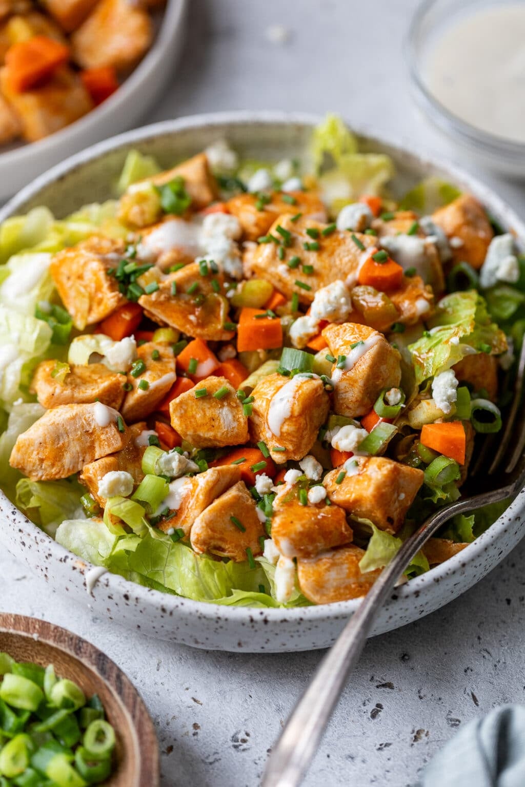 Buffalo Chicken Salad - The Almond Eater